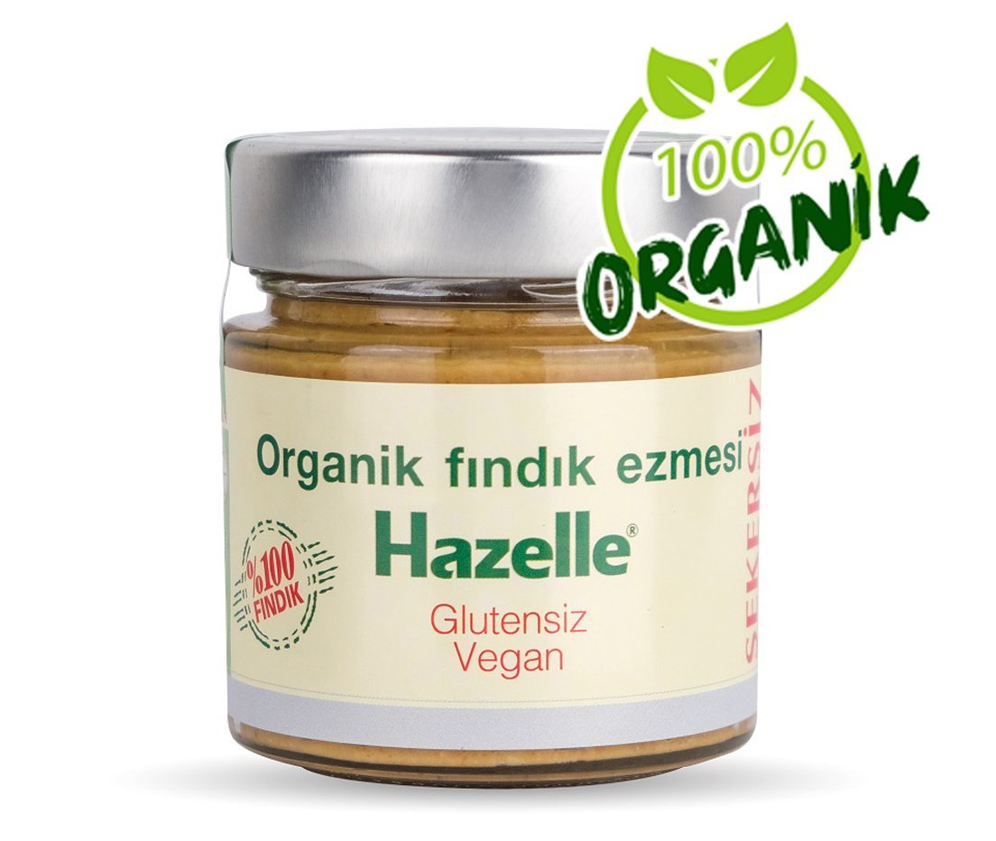 Organik Şekersiz Fındık Ezmesi (%100 FINDIK) 200 g