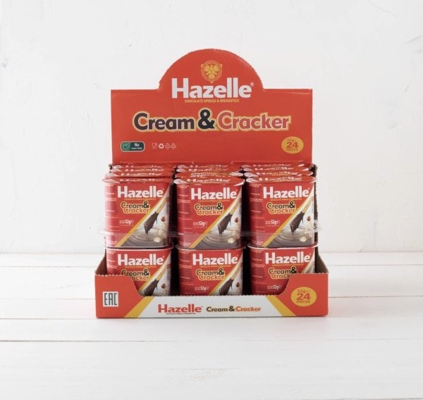 Hazelle Cream & Cracker 52 G. X 24 Adet