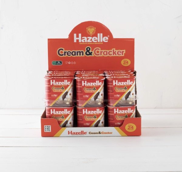 Hazelle Cream Cracker 52 G. X 24 Adet