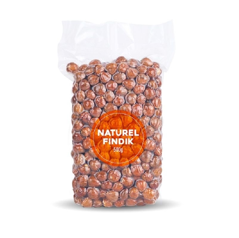 Bahcce Naturel Çiğ Fındık 500gr