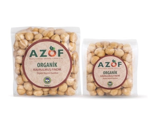 AZOF Organik Kavrulmuş İç Fındık 125g