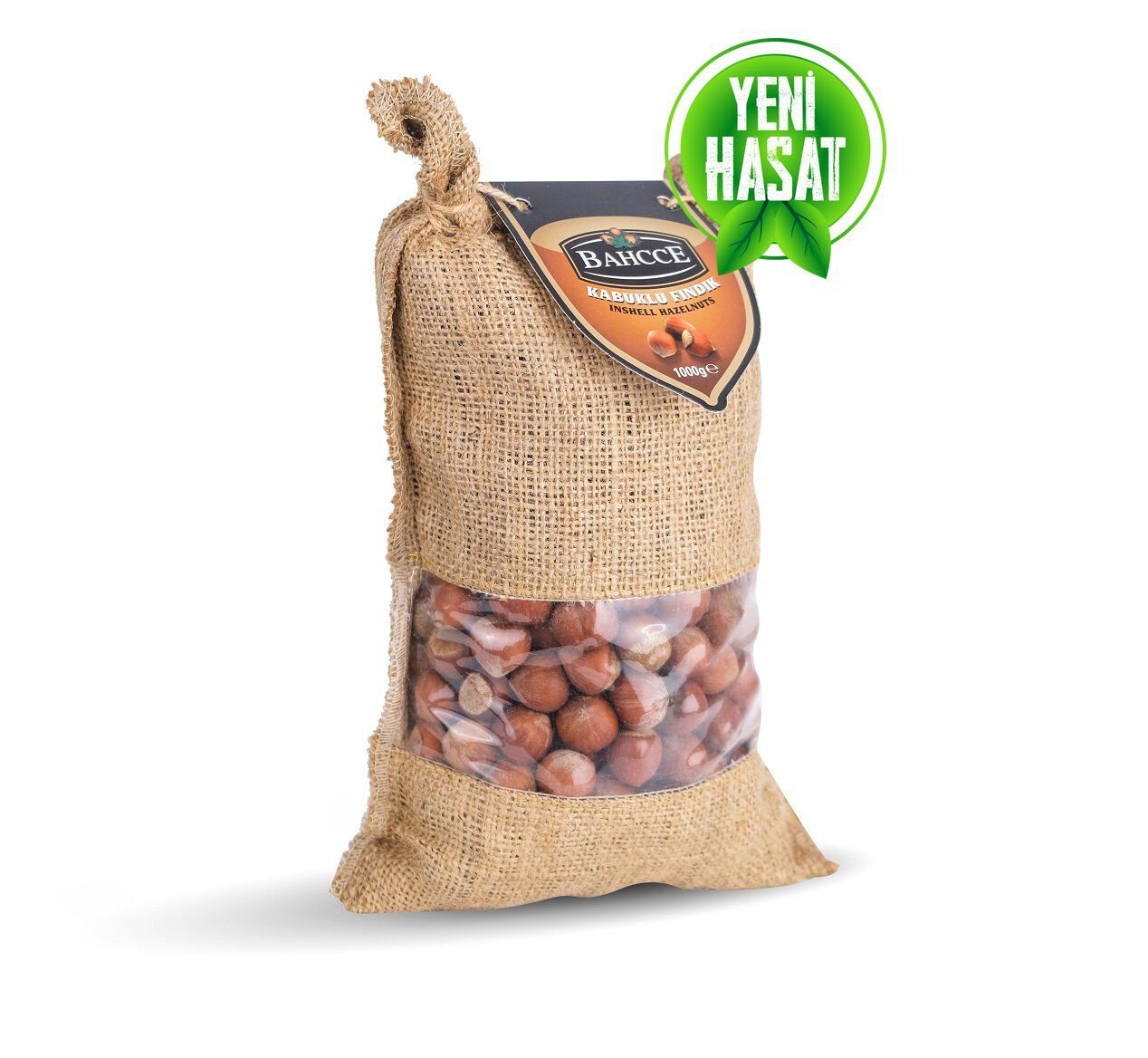 Bahcce Kabuklu Fındık Jüt Çuval 1 KG