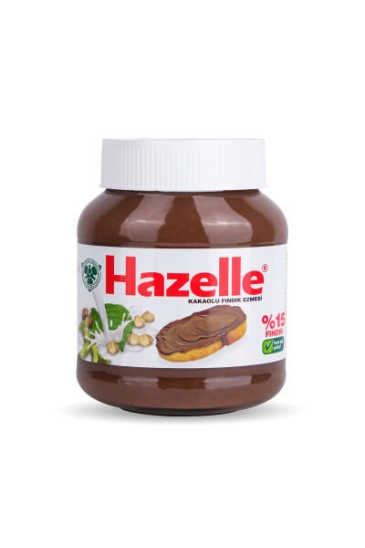 Hazelle Sütlü ve Kakaolu Fındık Kreması 350gr + Şekerli Fındık Ezmesi 320gr